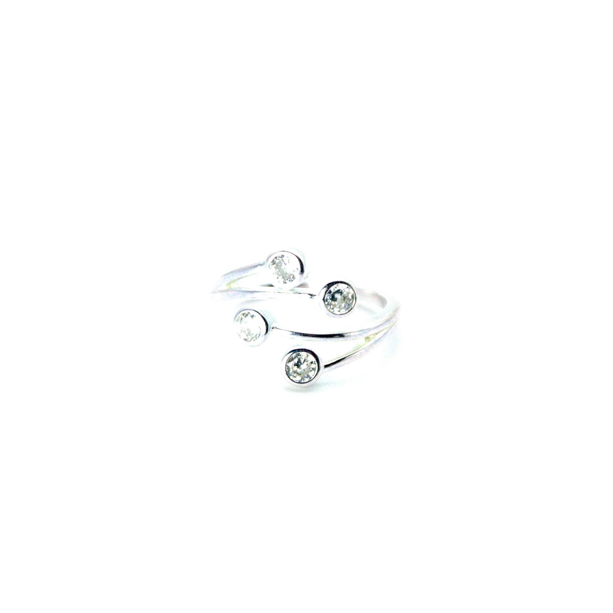 Anillo 'Hojas de Nieve' Plata 925